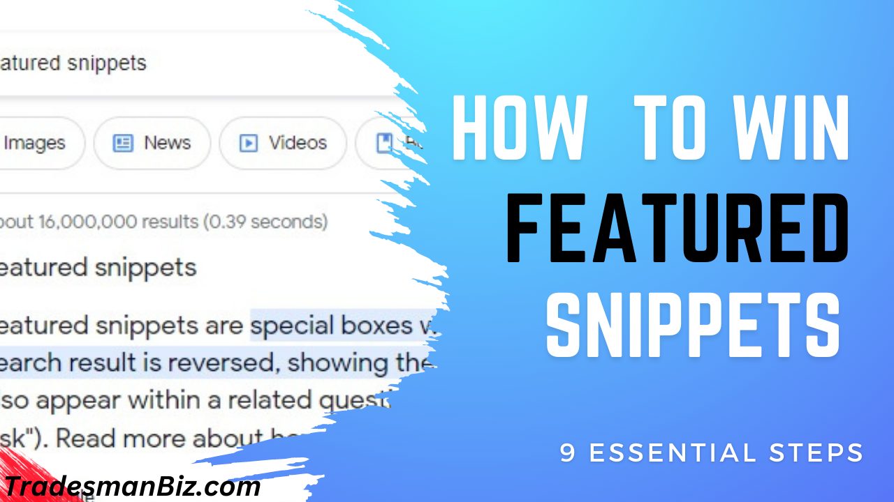 How to win featured snippets for your plumbing business.